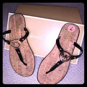 Micheal Kors MK Charm Jelly - New 7M in Black